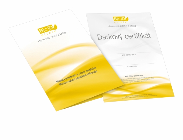 Dárkový certifikát Dárkový certifikát